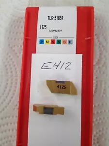 7 NEW SANDVIK TLG-3185R CARBIDE INSERTS. TOP NOTCH TOP LOK GRADE: 4125 {E412} - Picture 1 of 1