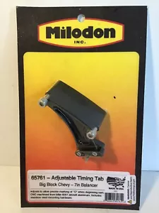 MILODON BBC Timing Pointer - 7in Balancer P/N - 65761 Big Block Chevy - Bild 1 von 6