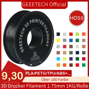 Geeetech Filament do drukarki 3D 1,75mm 1KG / rolka PLA / PETG / TPU / ABS + / jedwab / mata DE - Zdjęcie 1 z 164