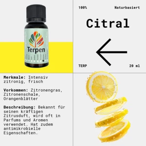 Citral 20 ml | Reines Terpen - Bild 1 von 1