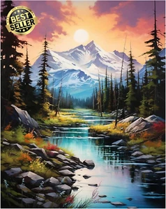 DIY Oil Painting, Paint by Number Kits on Canvas, Painting for Adults, Kids, Stu - Picture 1 of 7