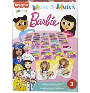 Barbie Memory Game Fisher Price Make-A-Match Game NEW SEALED!