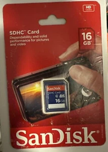 SANDISK 16GB SDHC MEMORY CARD BRAND NEW Sealed in Package - Picture 1 of 2