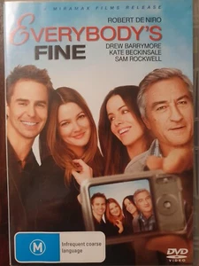 EVERYBODYS FINE DVD R4 Robert De Niro Drew Barrymore VGC FREE POST - Picture 1 of 4