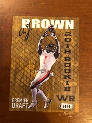 3- 2019 SAGE Hit A.J. Brown RCs Philadelphia Eagles Ole Miss - Image 1 of 3