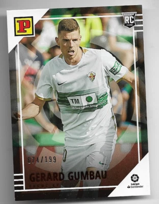 2022-23 Panini Chronicles Panini La Liga Red Card : Gerard Gumbau #074/199 - Image 1 of 2