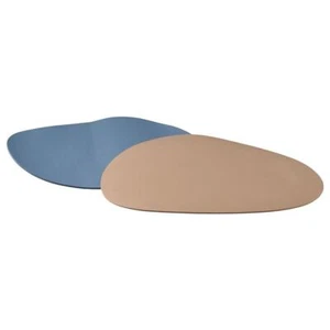 Petit tapis de souris irrégulier bleu/marron - Photo 1/11