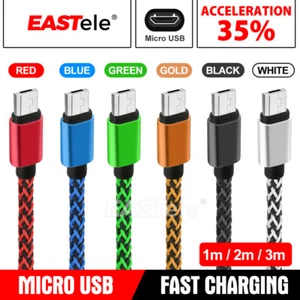 Micro USB Data Charger Cable For Samsung Galaxy S7 EDGE S6 S5 S4 S3 HTC ONE LG - Picture 1 of 9