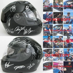 Nascar Drivers signed autographed full size helmet Gordon, Johnson + more proof - Picture 1 of 10