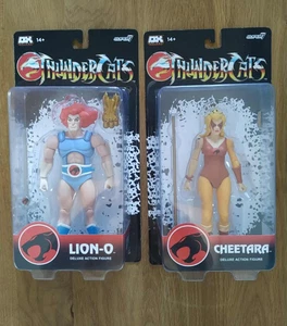 Thundercats Cosmocats Deluxe Lion-O et Cheetara Figurines Super 7 Starlion - Foto 1 di 6