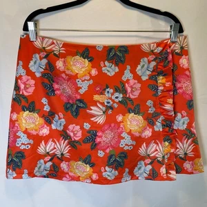 Smith & Quinn The Blaire Skort Damen große Blumen Rüschen Golfrock adrett Neu mit Etikett - Bild 1 von 16