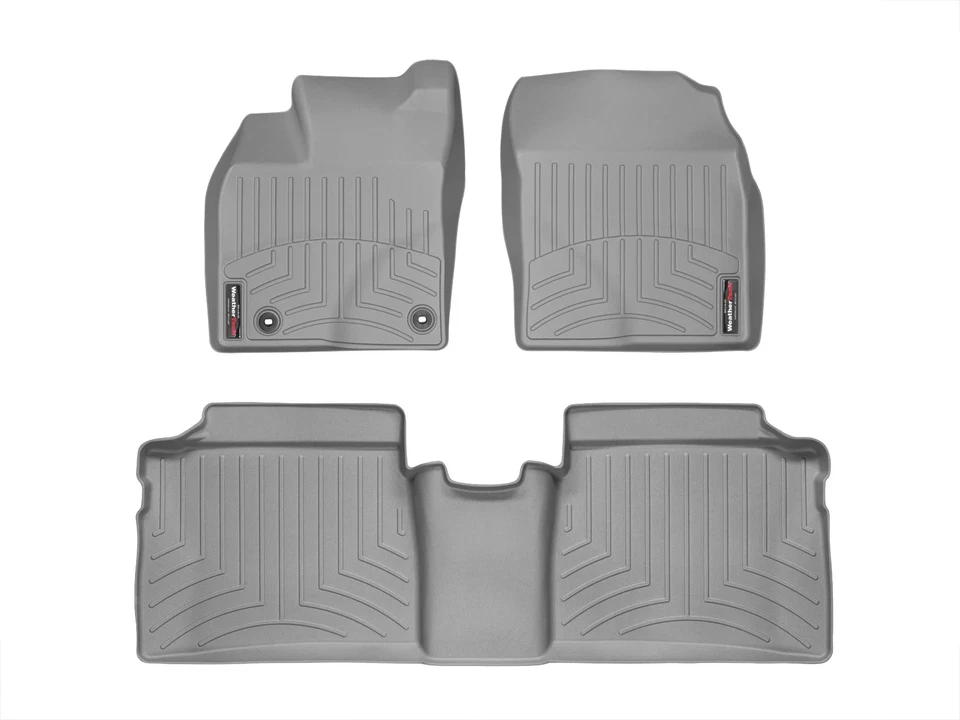 Forro de piso WeatherTech para Toyota Prius 2012-2015 híbrido enchufable - gris Foto 1 de 4