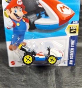 New Hot Wheels Standard Kart Mario Kart 3/10 HW Screen Time 30/250 FREE SHIPPING - Picture 1 of 4