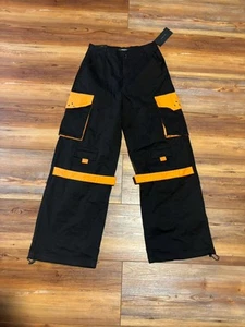 Y2K Gothic Rave Hose Gr. Medium Grunge Emo Tanz Skater HipHop Baggy weites Bein - Bild 1 von 8