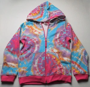 New Girls Size 6X Extremely Me Full Zip Tye Dye Hoodie - Picture 1 of 2