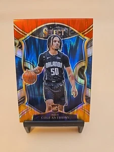 2020-21 Panini Select - Concourse Cole Anthony #75 Red White Orange Flash Prizm - Picture 1 of 2