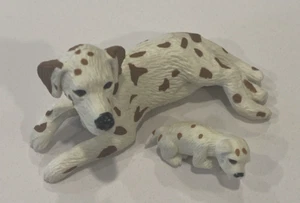 1994 MEG Dog Mom & Puppy PVC Toy Figure - Picture 1 of 4