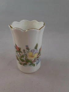 Vaso Aynsley Wild Tudor 9 cm Fine Bone China 1° Qualità Vintage British - Foto 1 di 8