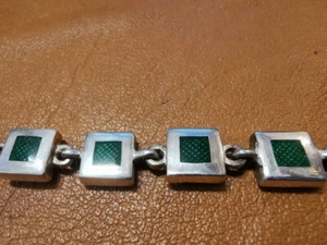 bracciale argento 925 e smalto - Foto 1 di 3