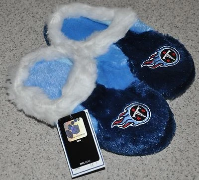 Zapatillas de felpa Tennesee Titans con logotipo para niños - GRATIS EE. UU. ENVÍO - NUEVO Foto 1 de 3