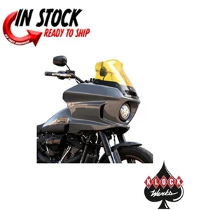 KLOCK WERKES FLARE WINDSHIELD YELLOW  8" 2022-24 SOFTAIL LOW RIDER ST FXLRST - Bild 1 von 3