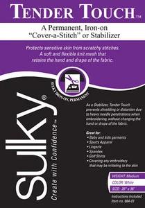 664-01 - Cut Away Tender Touch Iron-On Backing White 36in x 20in - Sulky X - Picture 1 of 1