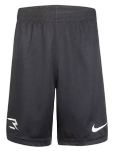 NWT Boys Nike 3BRAND Badge Logo Shorts - Black Size Medium - Picture 1 of 2