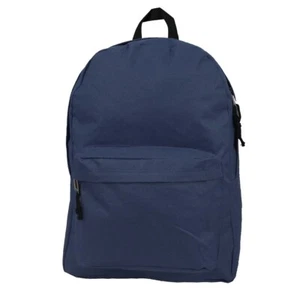 Mochila escolar clásica de 16 pulgadas mochila básica bolsa de libros simple - Imagen 1 de 1
