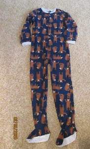 Carter’s - Boys - Size 14 - Blue Bears Footed Pajamas - One Piece - Picture 1 of 8