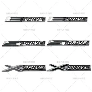 Insignia emblema insignia 3D Chrome Metal S DRIVE X DRIVE E DRIVE para BMW - Imagen 1 de 15