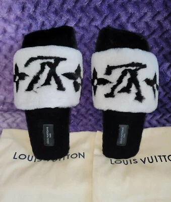 Louis Vuitton Mule MINK & MONOGRAM EDICIÓN LIMITADA TALLA 40=10. ECRUDO Y NEGRO Nuevo  Foto 1 de 4