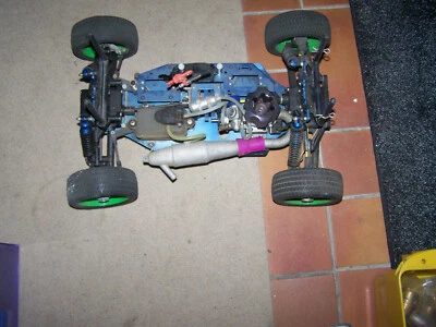 Verbrenner 1/8 gebraucht mit OS Max Seilzugstarter Motor + 2 Ganggetriebe - Bild 1 von 2