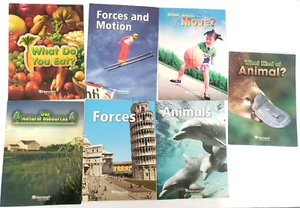 (7) Harcourt Science Level 2 Reader Books. Homeschool Animals Forces - Picture 1 of 9