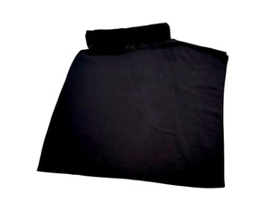 Talbots Black Faux Fur Trim Asymmetrical Hem Cape Poncho Women XS/S NWT - Picture 1 of 12