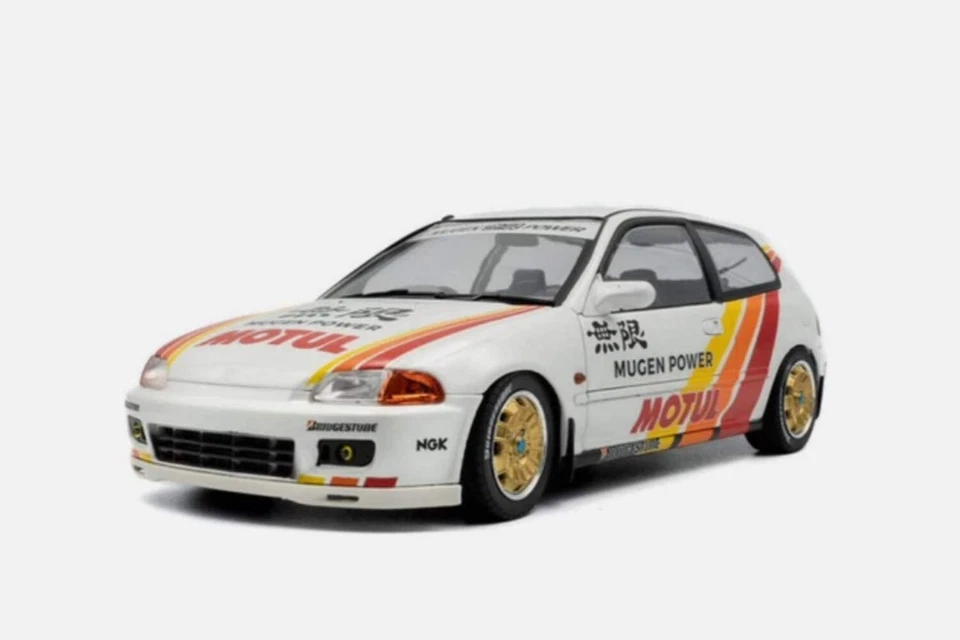 Solido 1992 年本田 Civic EG6 Hatchback Mugen Power Racing 白色 1: 18 S1810404 — 第 1/1 张图片