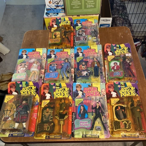 Austin Powers McFarlane Action Figures - Lot of 10 Cover