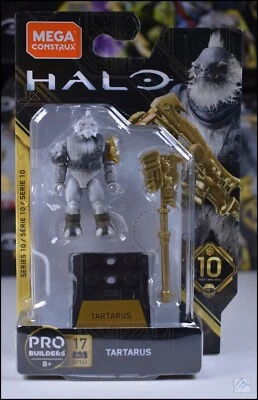 HALO HEROES SERIES 10 MEGA BLOKS CONSTRUX TARTARUS MINIFIGURE GFT41 - Image 1 of 4