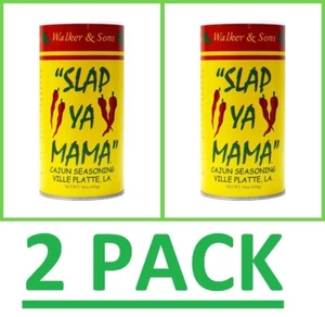 2 PACK - Slap Ya Mama Cajun Seasoning 16 oz (Total 32 oz) FRESH!! FREE SHIP!! - Picture 1 of 4