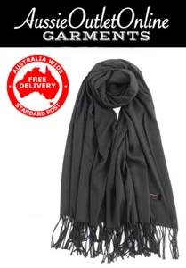 Classical Design Pashmina shawl Scarf Dark Grey - Aussie Outlet Online NSW - Bild 1 von 3
