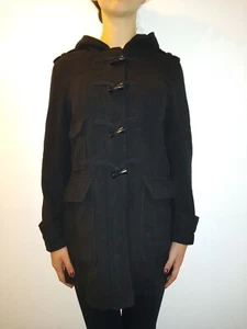 Gap wool blend coat. black, size M, pre-owned. - Picture 1 of 8