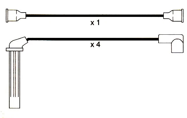 Saab 900 Mk1 16v  Formula Power 10mm Performance RACE PERFORMANCE Lead set.  - Image 1 of 1