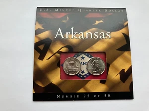 State Quarters Coins of America U S Minted Quarter Dollar #25 Arkansas 2003 - Picture 1 of 6