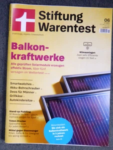 Finanztest Stiftung Warentest Finanzen Juni 6/2025 Balkon-kraftwerke - Bild 1 von 1