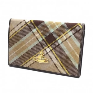 Vivienne Westwood Orb Plaid Folding Wallet(K-109120) - Picture 1 of 12