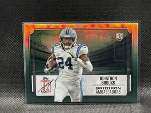 2024 Topps Signature Class - Gridiron Ambassadors Jonathon Brooks #GA-8 /150 - Bild 1 von 3