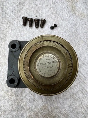 Antiguo mecanismo de esfera combinada vintage completo Sargent & Greenleaf 4# Foto 1 de 4