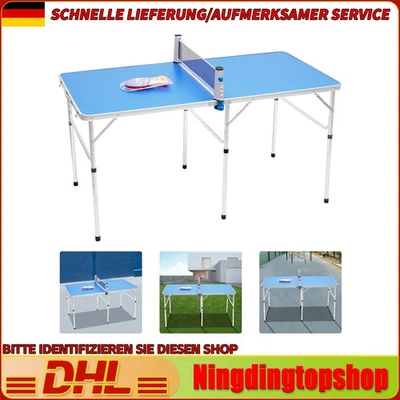 Faltbare Tischtennis-Tisch-Spiel-Set 152 * 76 * 76 (einschließlich Schläger) - Bild 1 von 4