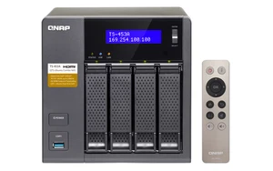 QNAP TS-453A 4-komorowy SATA 6 Gb/s 4GB RAM NAS Serwer + 2x 1 TB HDD - Zdjęcie 1 z 1