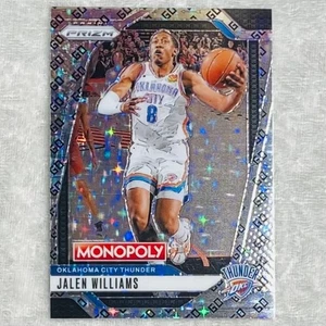 Jalen Williams SP Monopoly 2024-25 NBA Prizm Go Space Prizm Thunders Card #81 - Picture 1 of 2