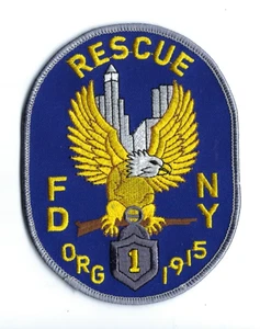 New York City NY Feuerwehr FDNY Rescue 1 MANHATTAN Patch - NEU! - Bild 1 von 1